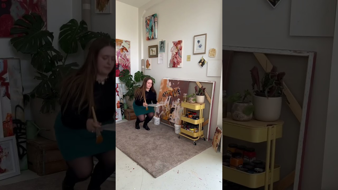 &laquo;Путь к величию&raquo; 36x40 смешанная техника🤍 #искусство