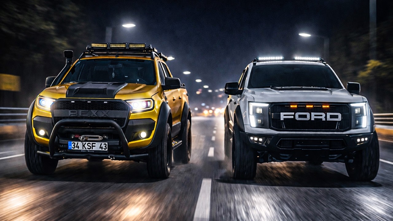 REXX VS F 150! ( KAMYONET YARIŞLARI )