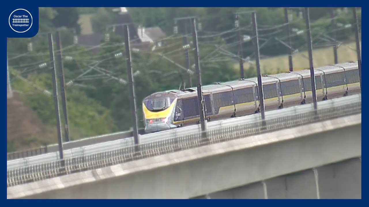 Eurostar + Javelin FLY over the HS1 Medway Viaduct | 1000 Subscriber Special | 28/06/25