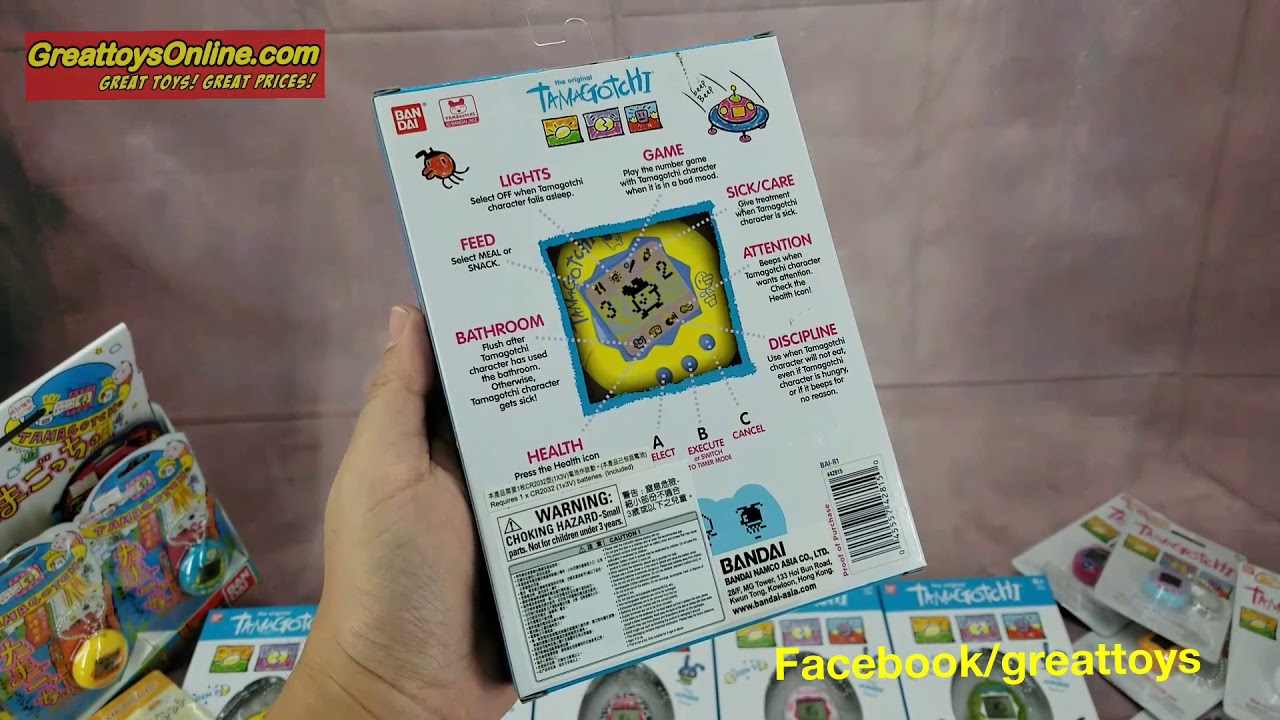 Tamagotchi Oct 2018 overview part 1 by Greattoysonline.com