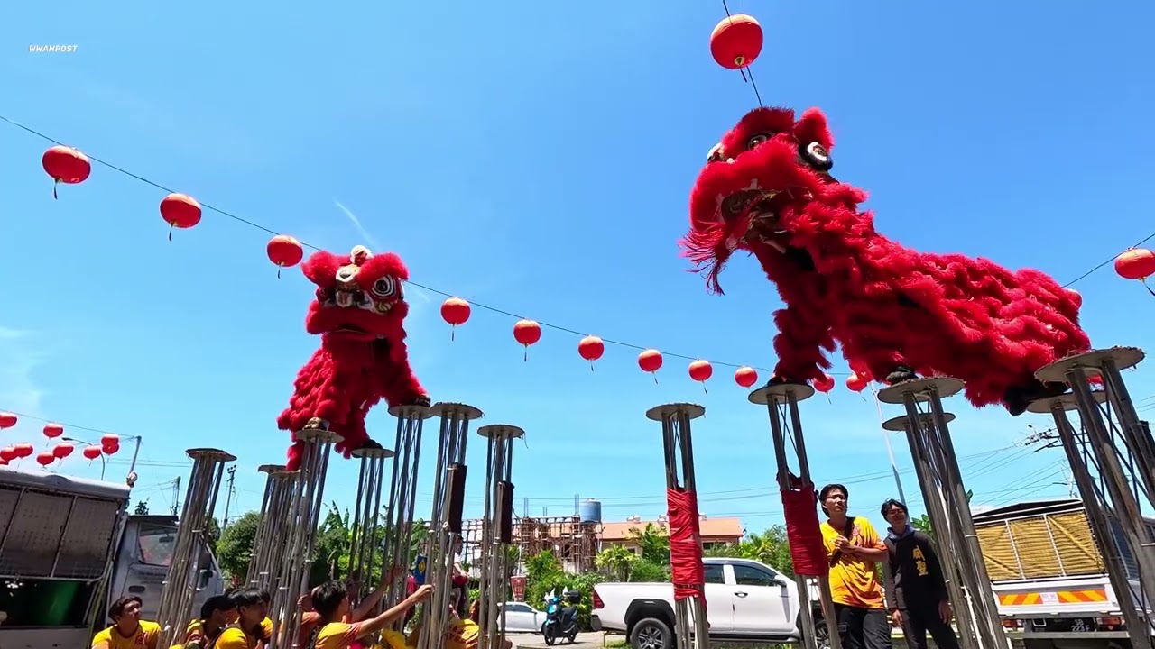 2026 CNY Wei Sheng Sabah shop blessing  High Pole Performance