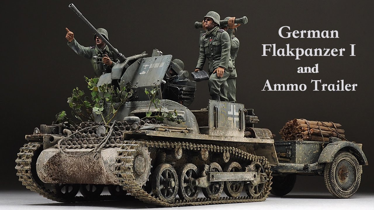 A dusty German Flakpanzer I - Part 2 - 1/35 HOBBY BOSS - [ Painting - weathering ]