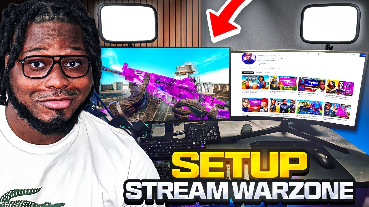 MON SETUP STREAMER ET YOUTUBEUR WARZONE 2025 !