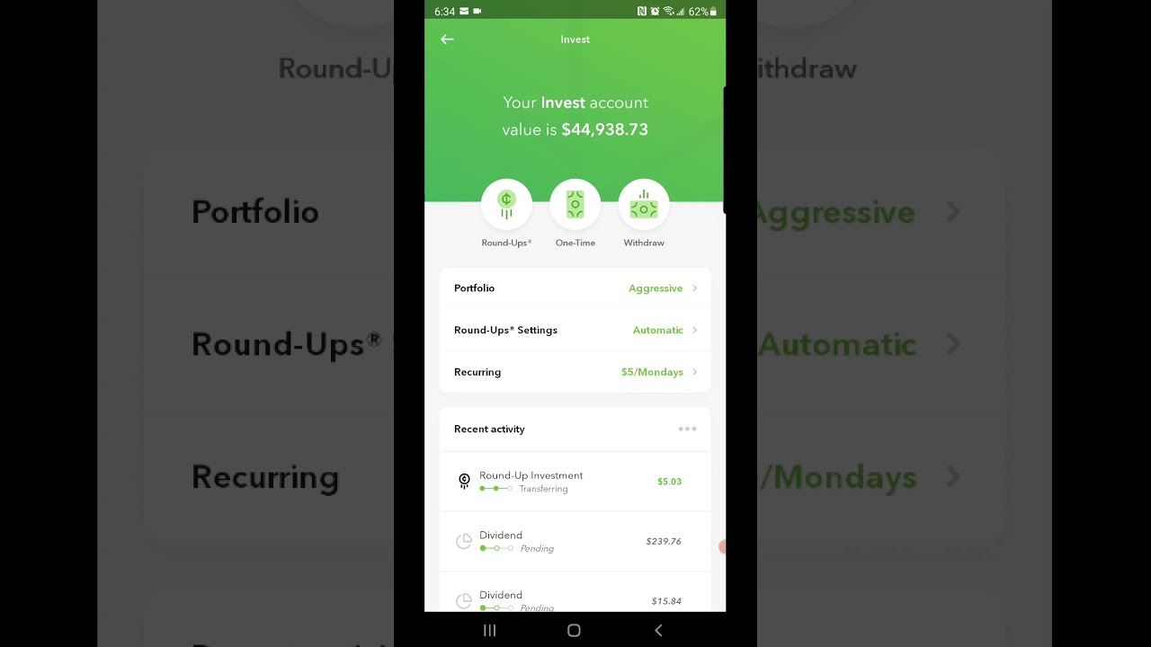 Just received over $200.00 in dividends on my Acorns portfolio! #dividends