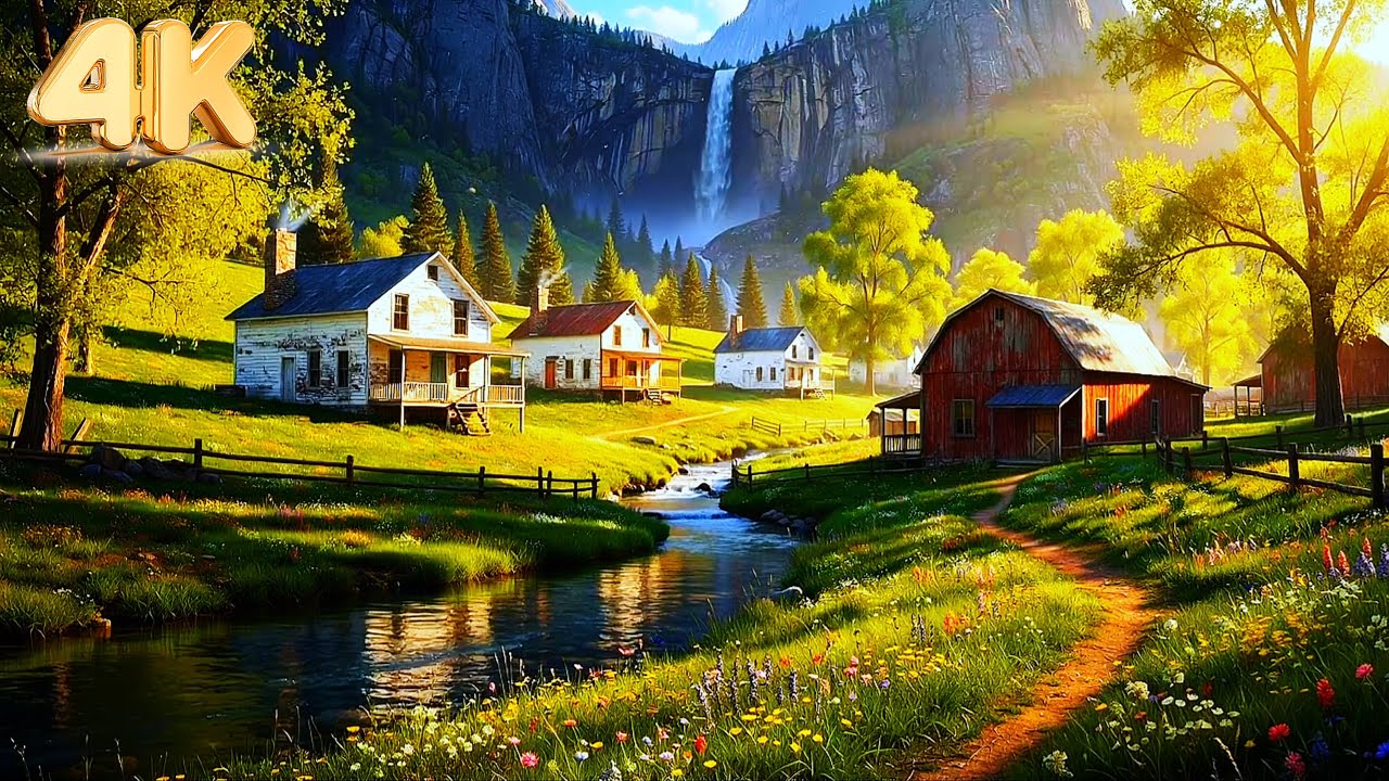Morning Jazz in a Peaceful Mountain Village | Cozy Countryside Vibes