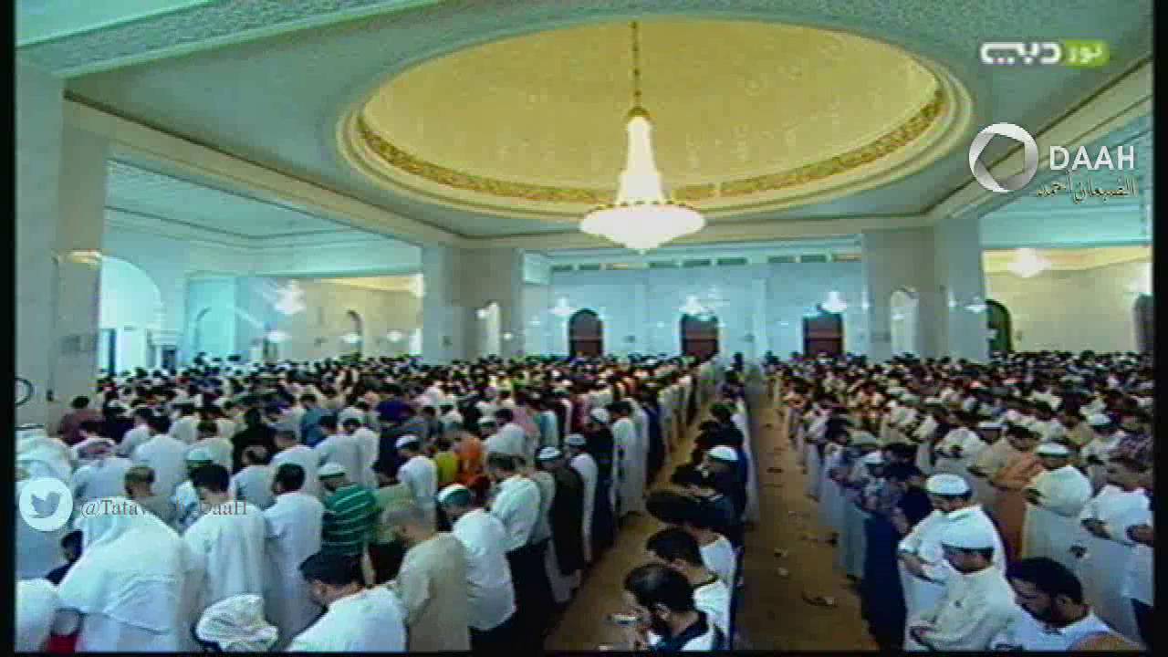 صلاة التراويح للشيخ سعد الغامدي جامع الراشدية بدبي ليلة 6 رمضان 1437( ال عمران 155-169)تلاوة