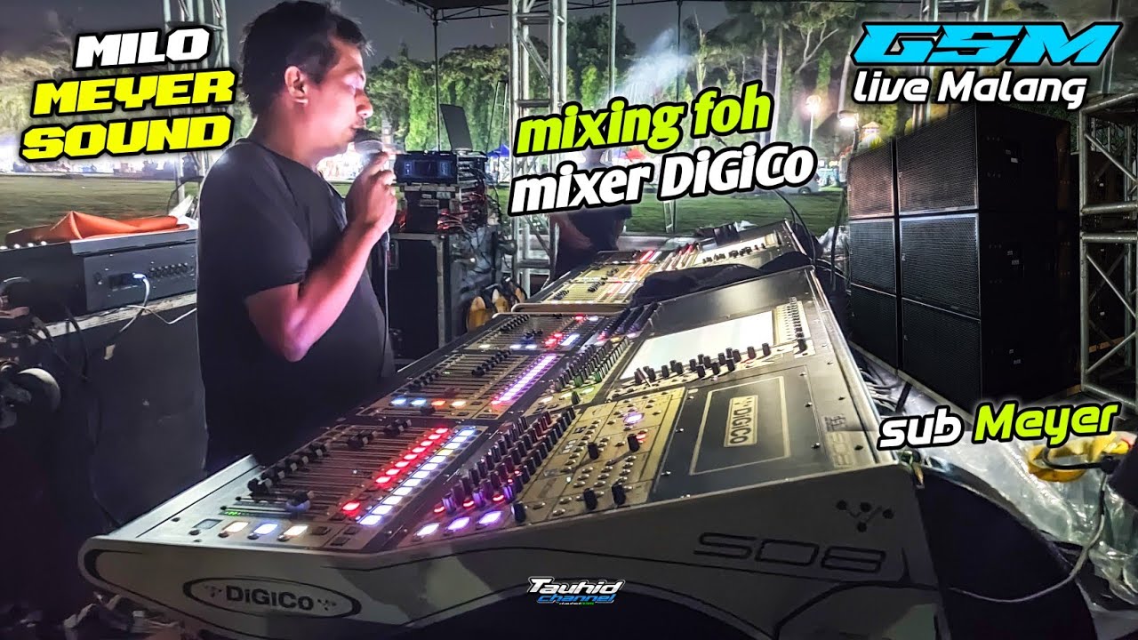 TERNYATA SEPERTI INI PROSES MIXING GSM MEYER SOUND DI RAMPAL MALANG ‼️