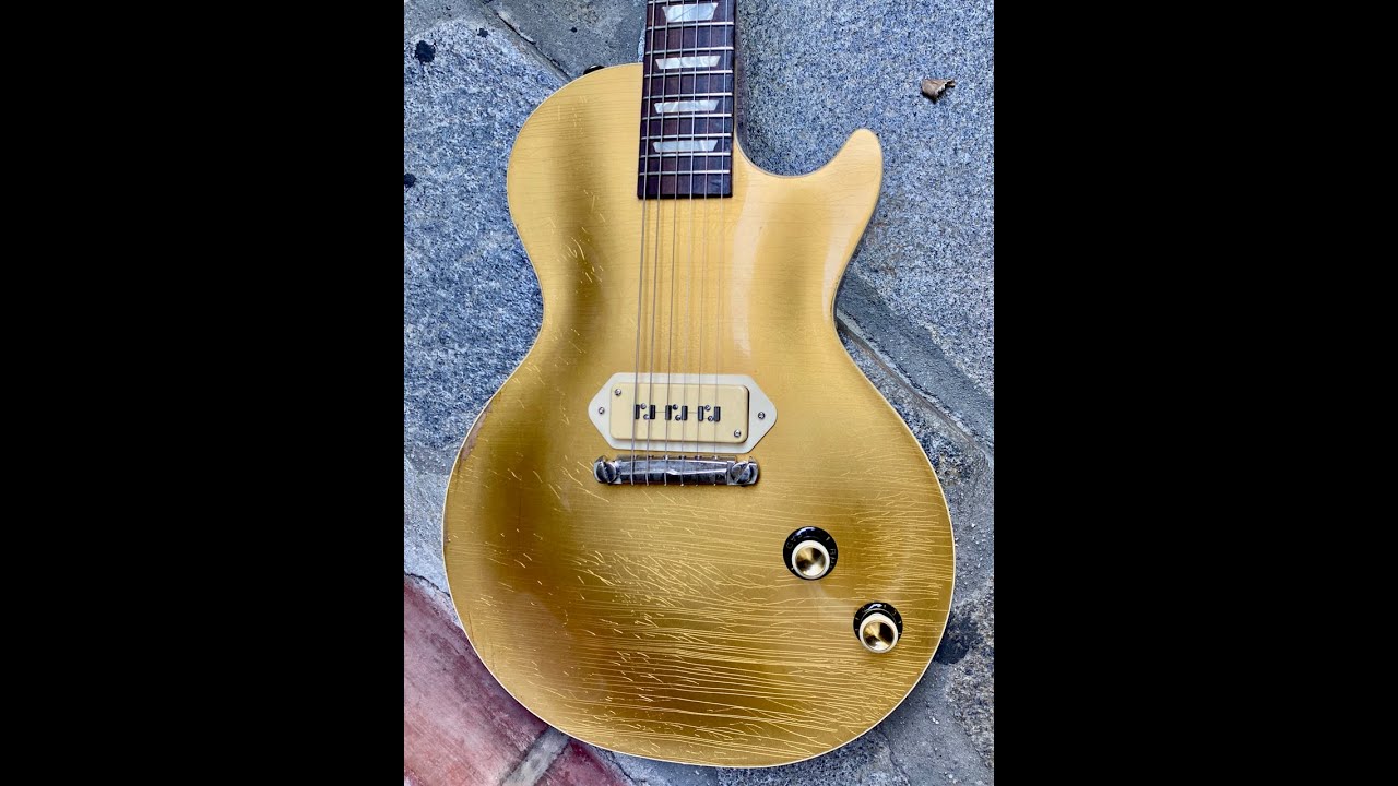 Waterslide Goldtop Guitar NAMM 2020 w/Mojo Staple P90 Pickup
