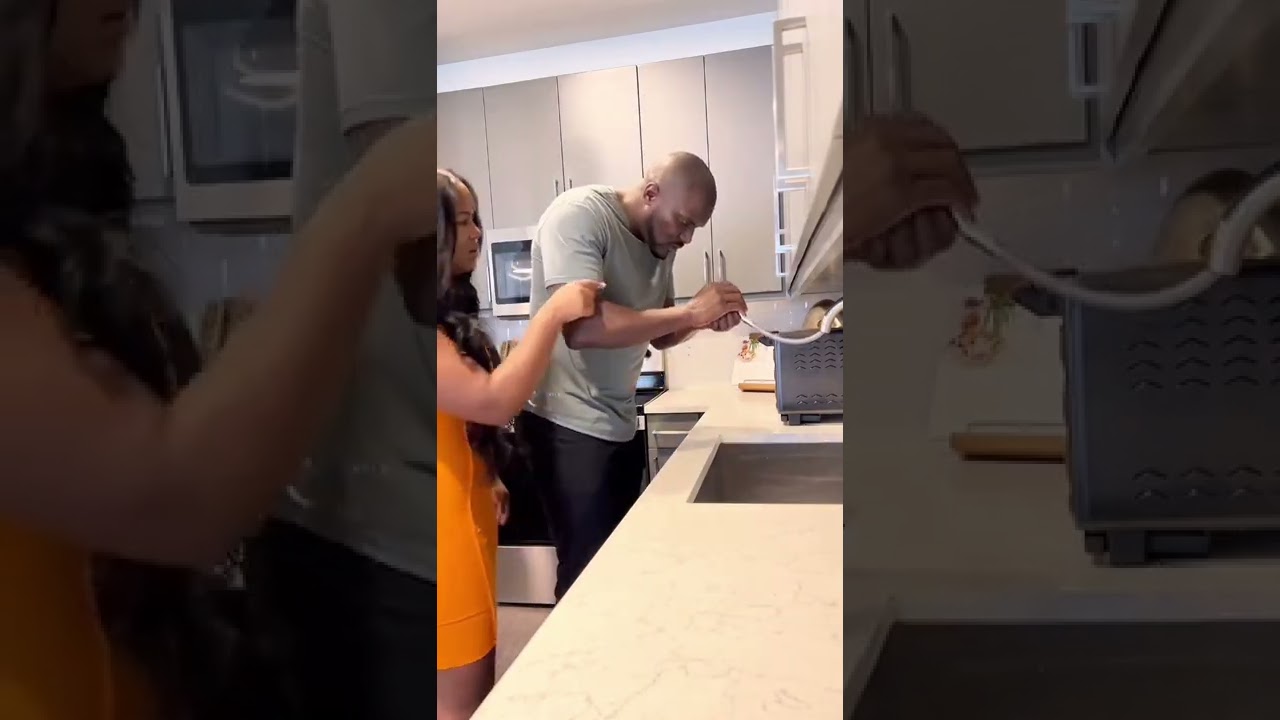 Telling my husband the PIPE is broken! Prank! 🤣🤣 #shorts