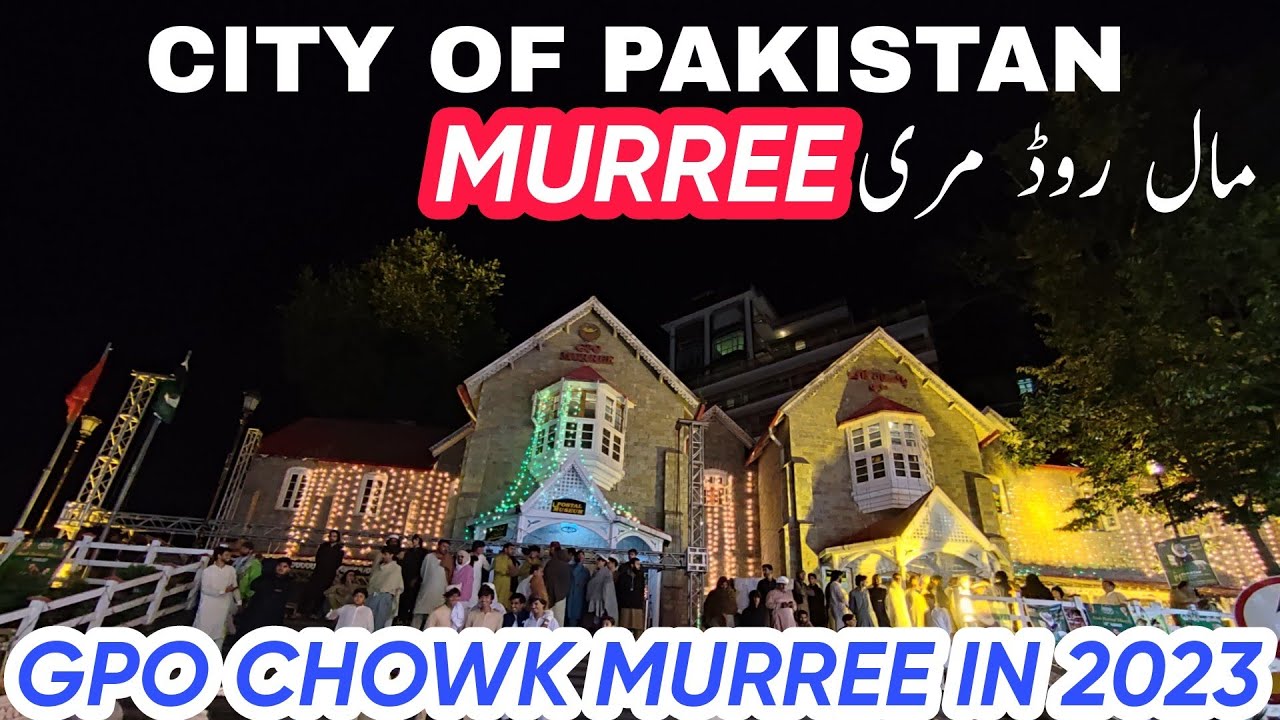 Mall Road Murree | GPO Chowk Murree | Usmania Restaurant & Hotel Murree | Hill Station in Pakistan