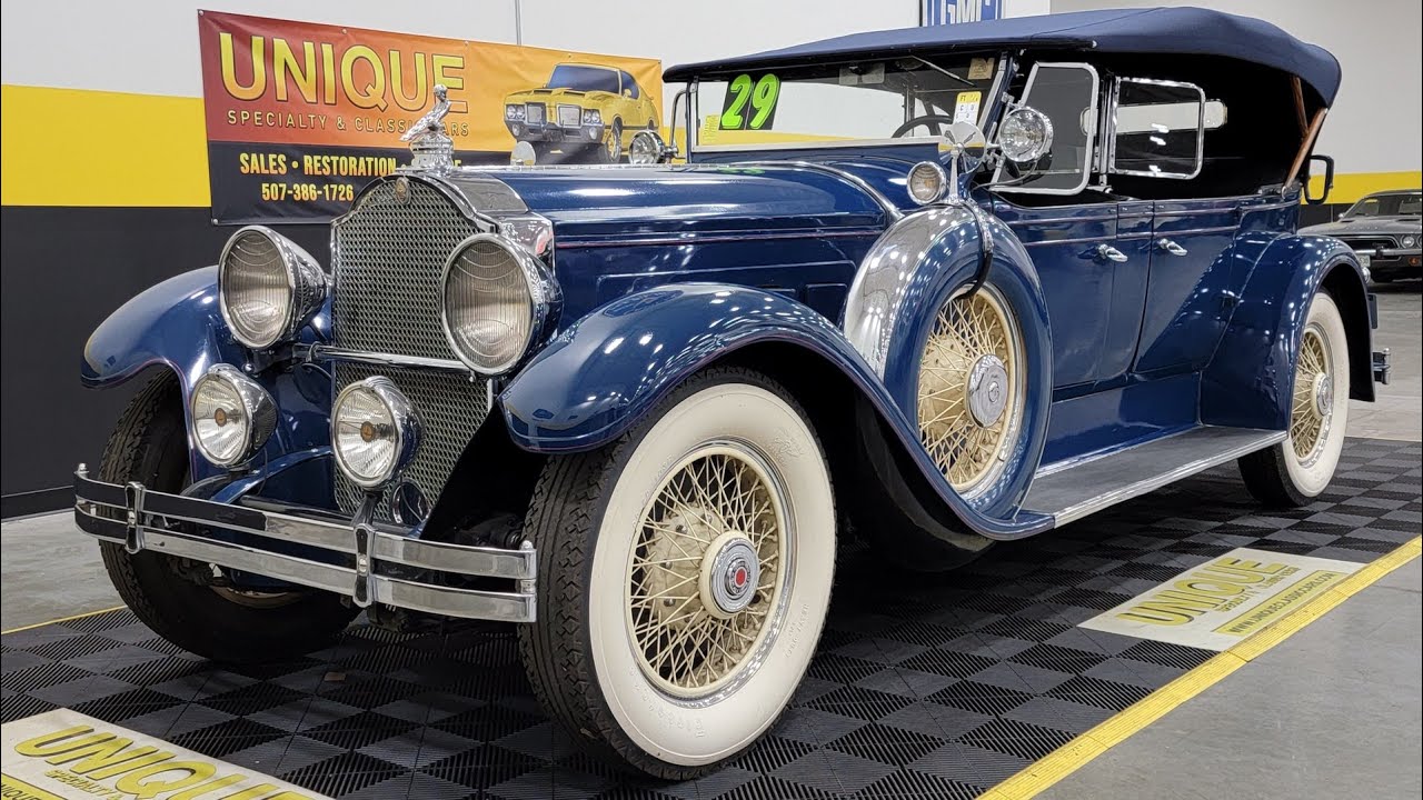 1929 Packard Custom Eight Dual Cowl Phaeton | For Sale $124,900