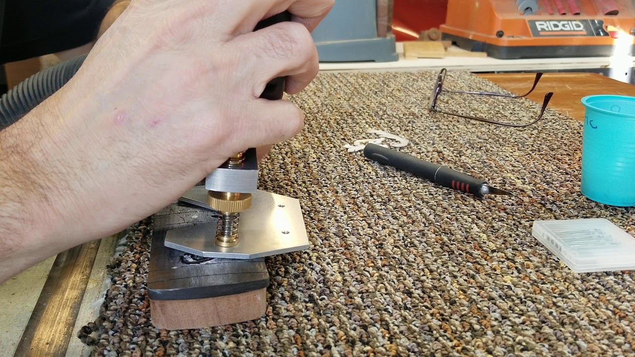 Fretboard Vine Inlay Routing