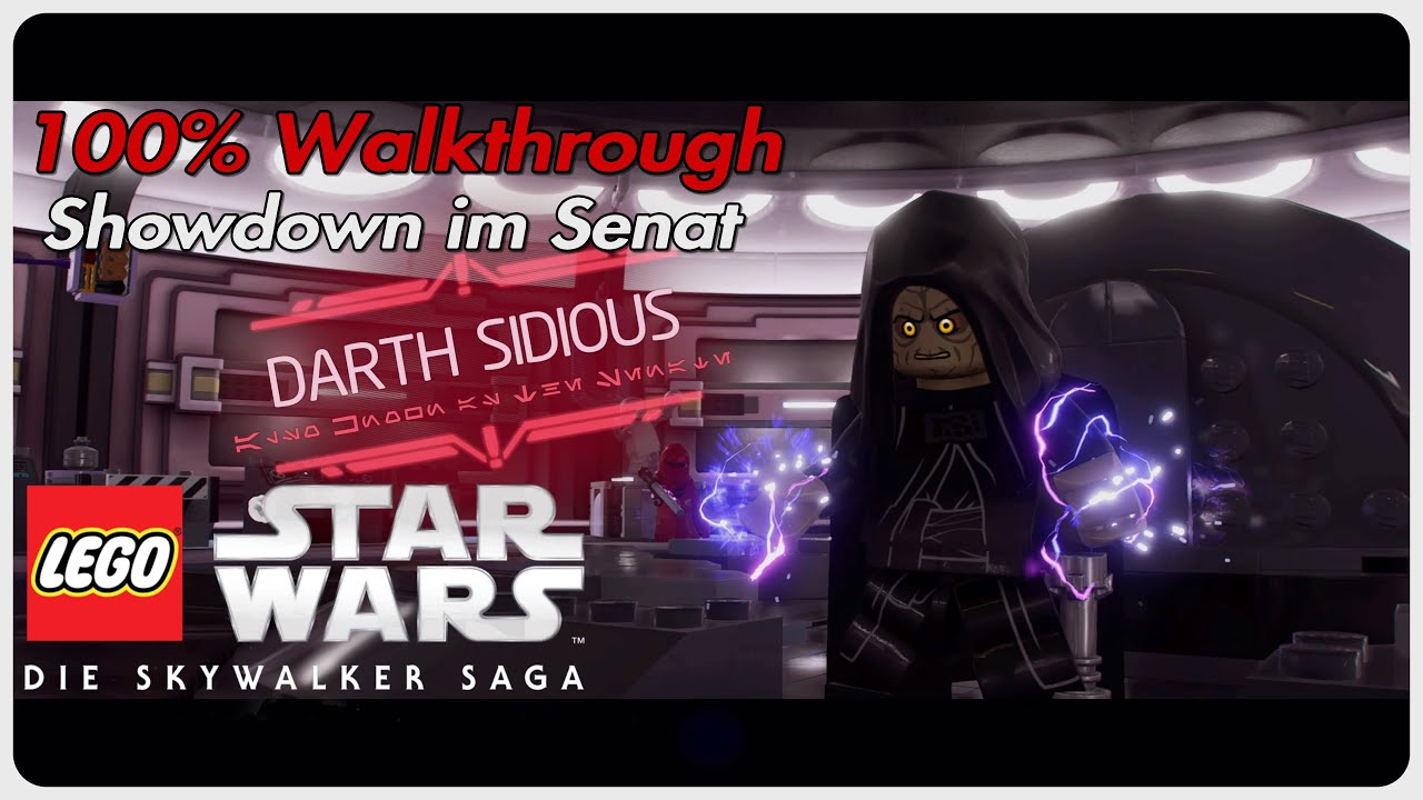 LEGO STAR WARS - Showdown im Senat ALLE Minikits/Herausforderungen (100% Walkthrough/Ep.3/PS5)