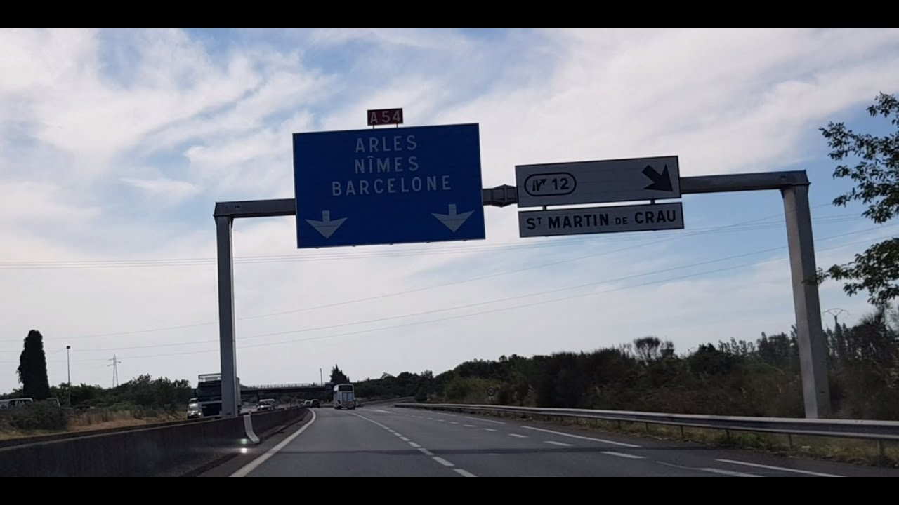 France Salon-de-Provence. A7 A54, Grans, Miramas, Eyguières, Saint-Martin-de-Crau, N113, vers Arles.