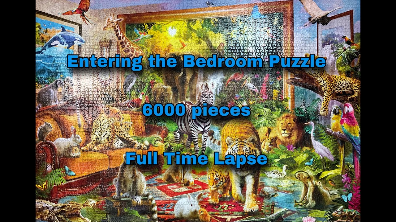 Entering the Bedroom, 6000 PIECES, Educa - FULL TIME LAPSE