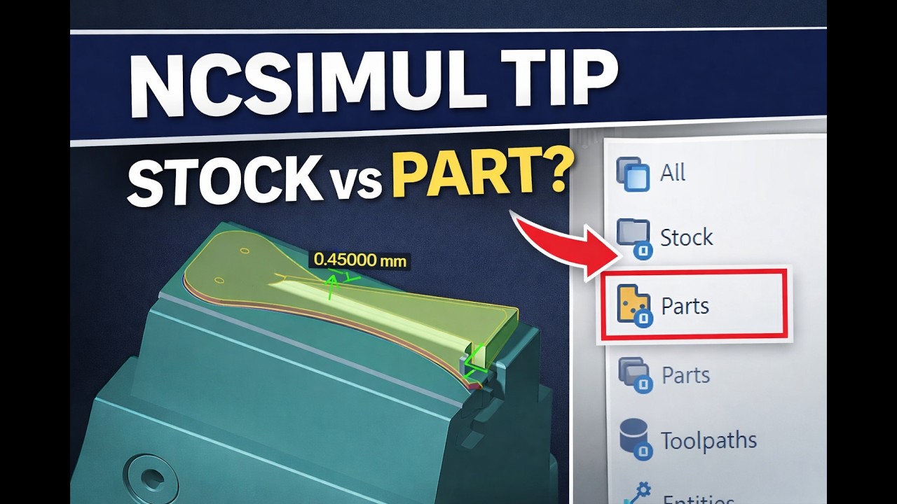 Measuring Stock vs Part Models | CNC Simulation Tip