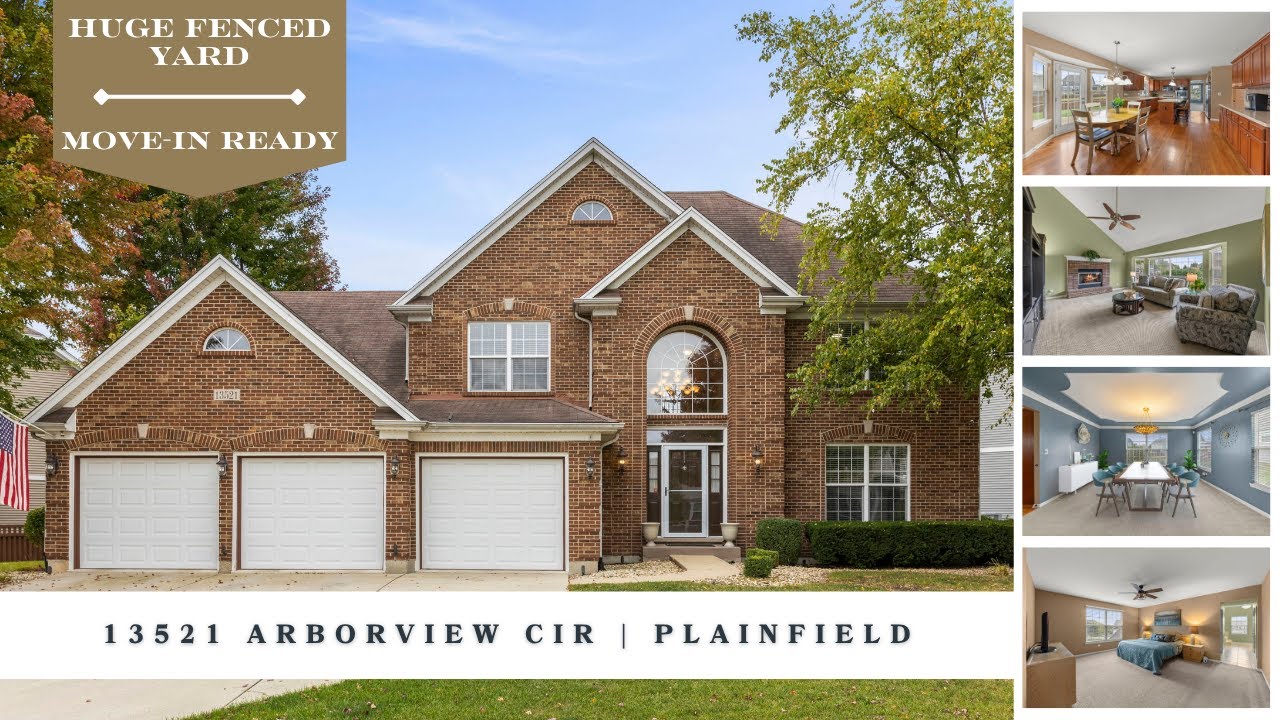 5 Bedroom Home for Sale in Chicago Suburbs (Plainfield) | Listed by: Chris Grano Home Specialists