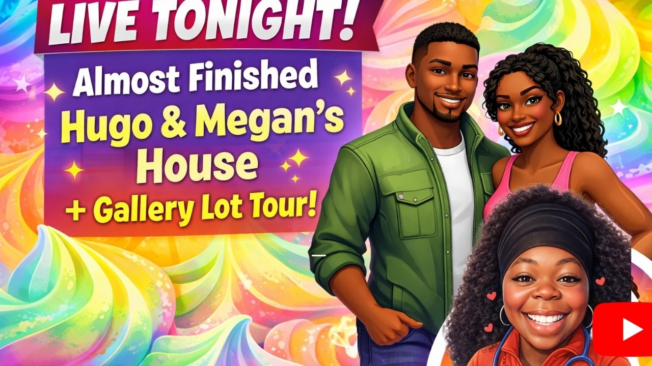 🏡 Almost Finished! Moving Hugo & Mya’s House + Gallery Lot Tour LIVE! ✨