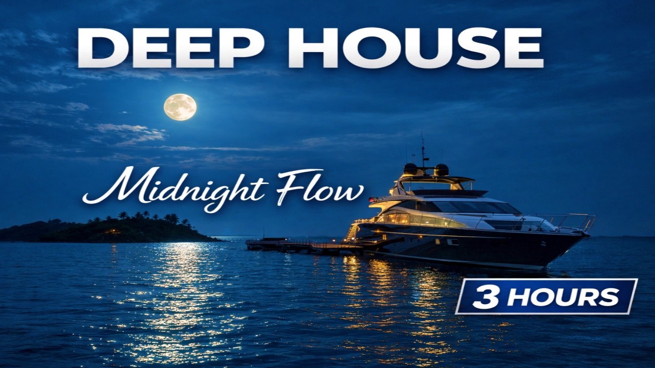 Anywhere - Deep House – Lunar Instrumental Mix 🌙 | 3 Hour Midnight Escape