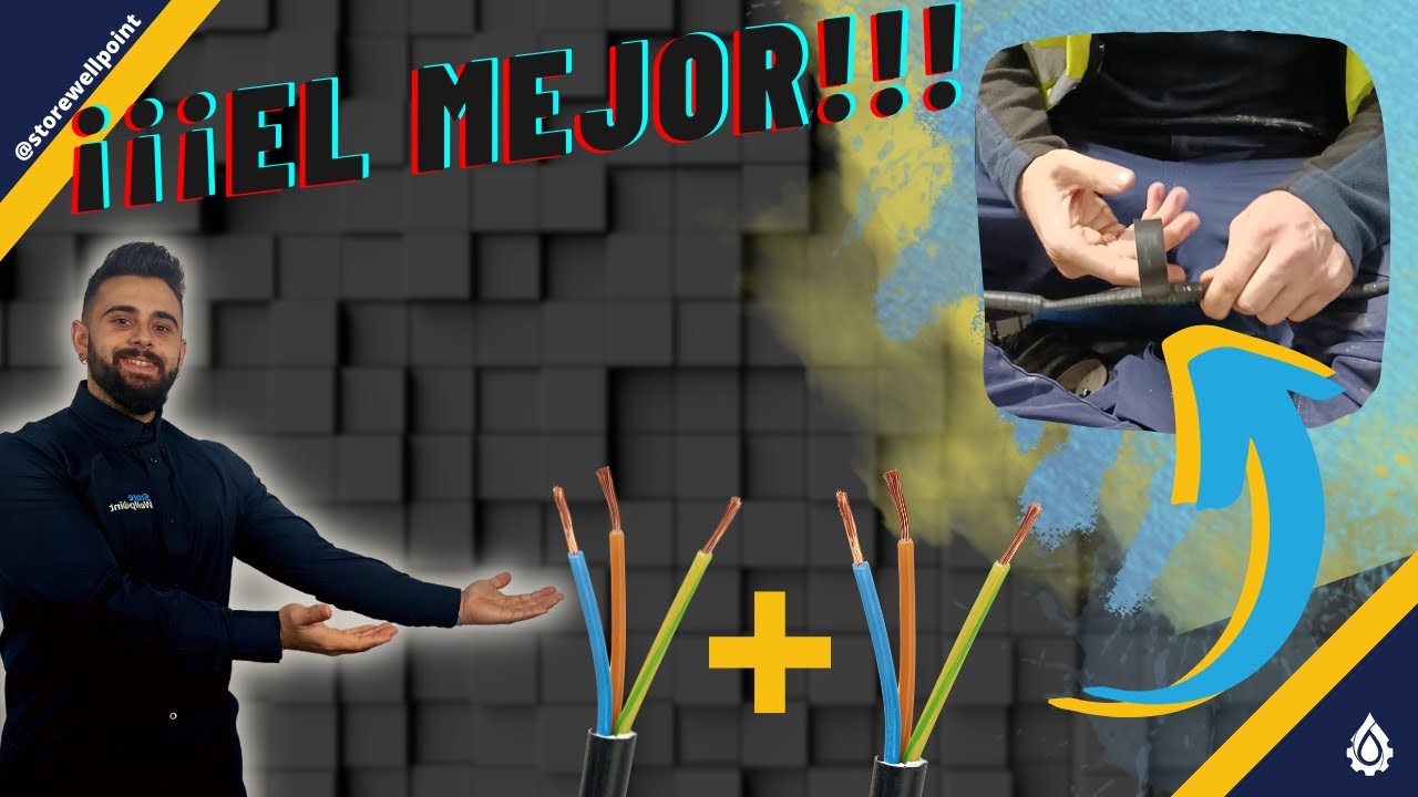¡¡¡EL MEJOR EMPALME SUMERGIBLE!!! con cinta de vulcanizar. Aprende a hacerlo.
