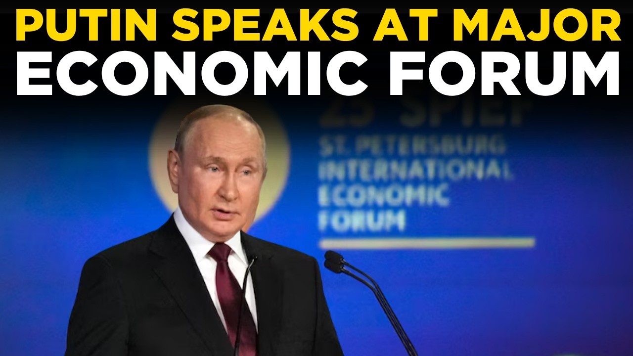 Putin SPIEF Plenary LIVE | PUTIN'S ULTIMATUM: Russian President Addresses Global Economic Summit