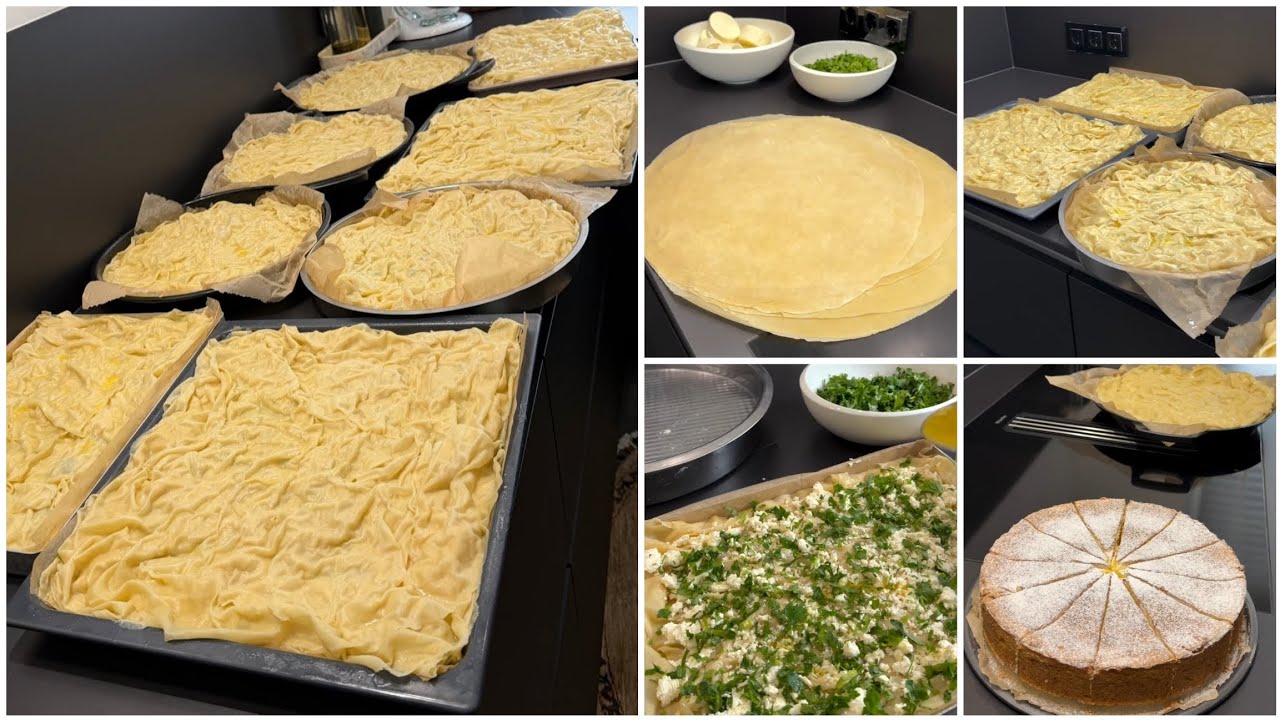 الفطائر المائية على الطريقة التركية فطائر ساخنة وسريعة 😍 الفطائر التركية ❤