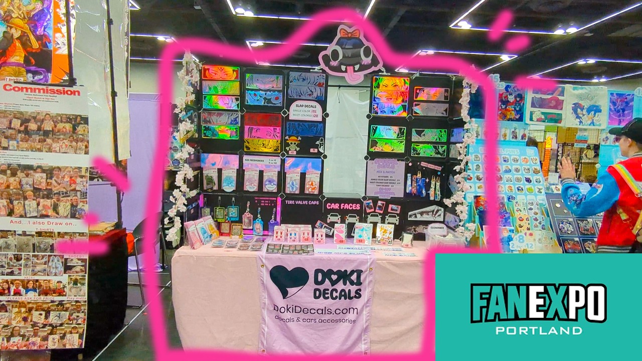 Fanexpo Portland 2026 artist alley vlog 🌸 no talk, chill, car camping