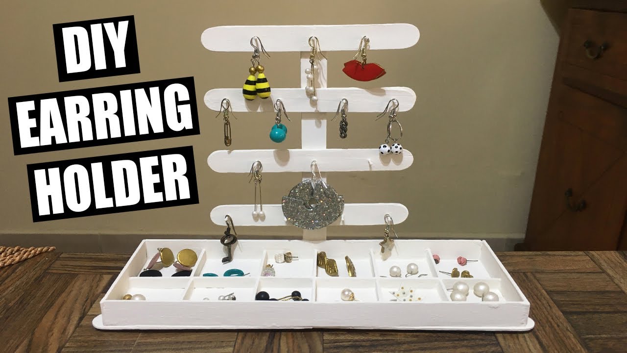 DIY Earring Stand Display