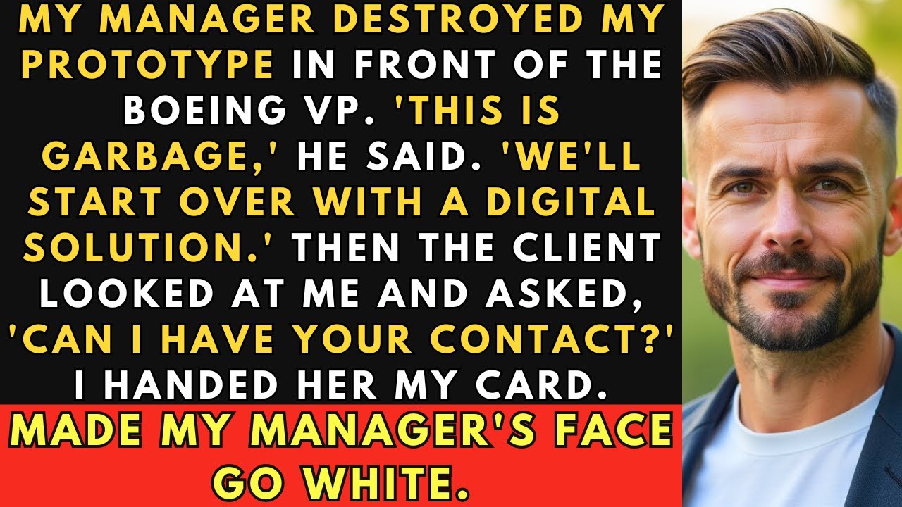 He Destroyed My Prototype In Front Of The Client - Then The Client Asked For My Card