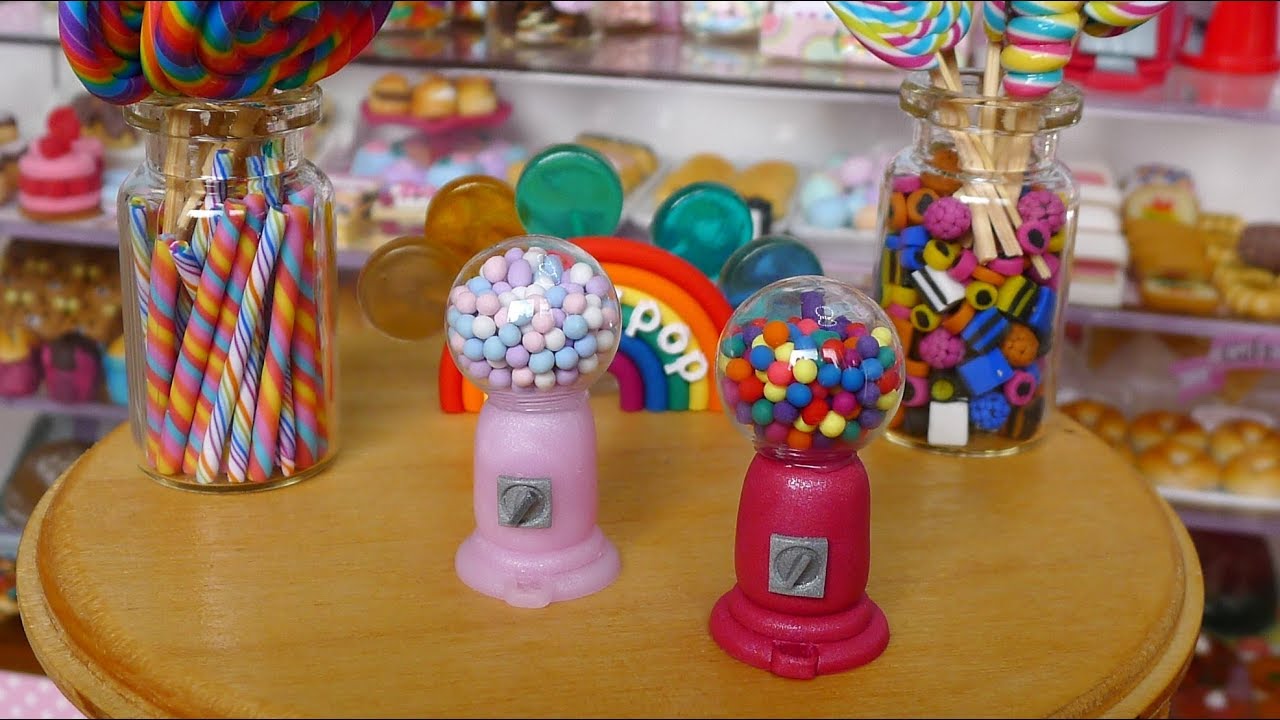 How to make Gumball Machine (miniature) DIY  ミニチュアガムボール機作り