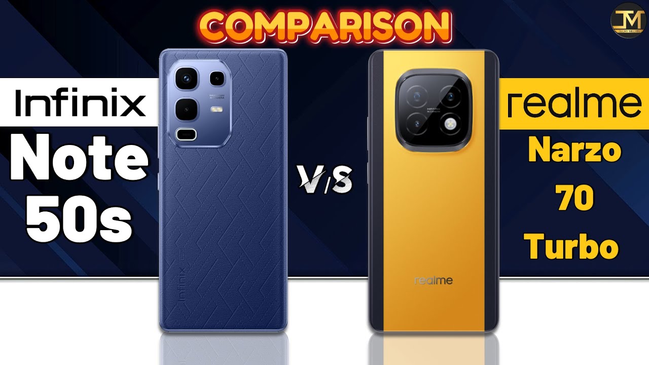 Infinix Note 50s vs realme Narzo 70 TURBO : Which Phone is Best❓😯