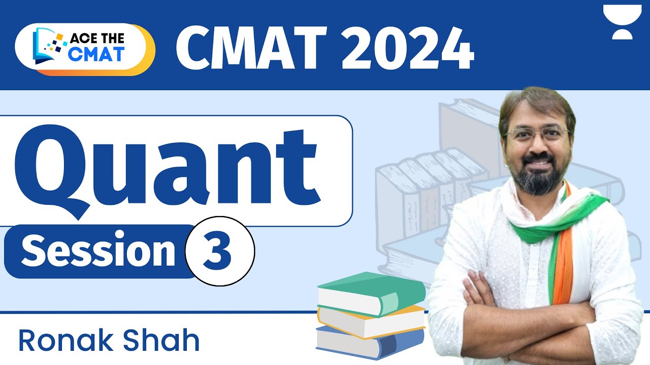 Ace the CMAT 2024 | Quant | Arithmetic - Session 03 | Rati Average Mixtures | Ronak Shah