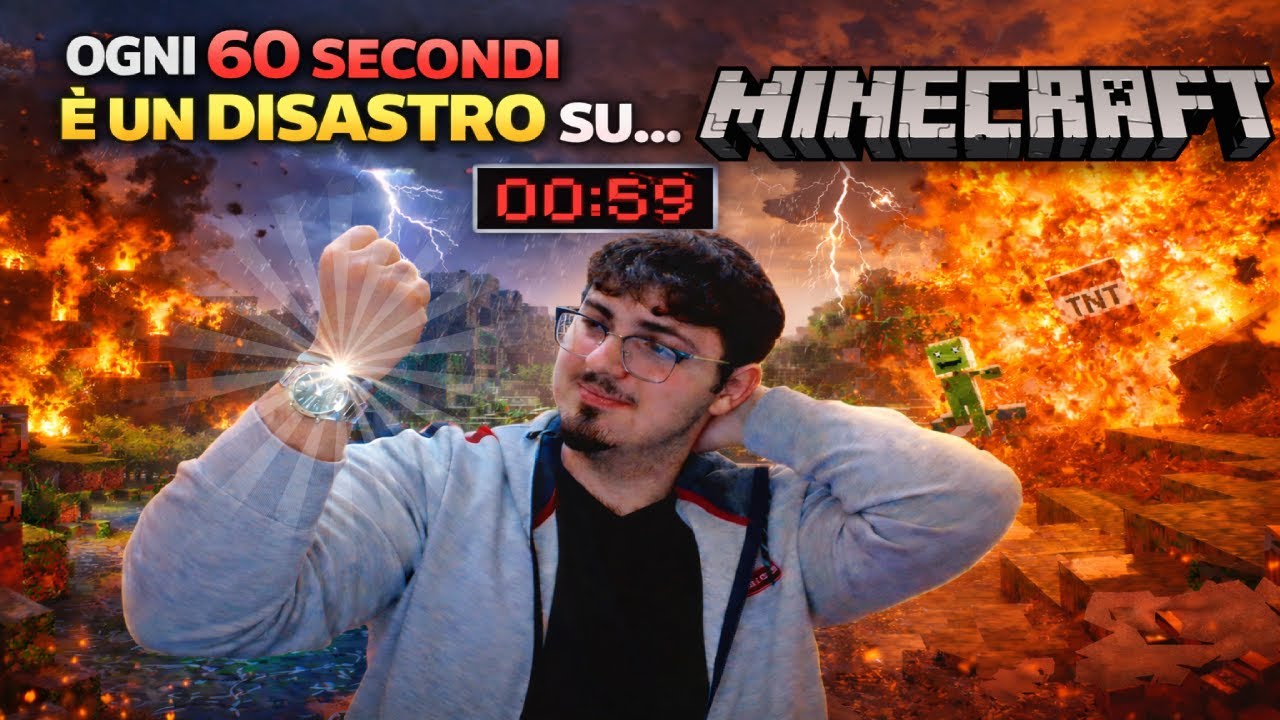 OGNI 60S SUCCEDE UN DISASTRO SU MINECRAFT! MinecraftITA