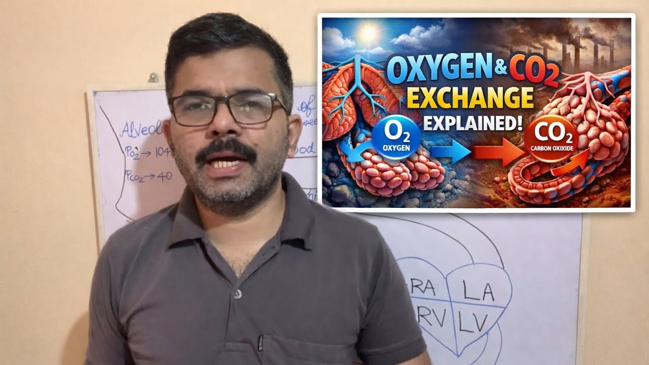 Respiratory System Oxygen Carbondioxide Exchange| Nurse Queen App Classes