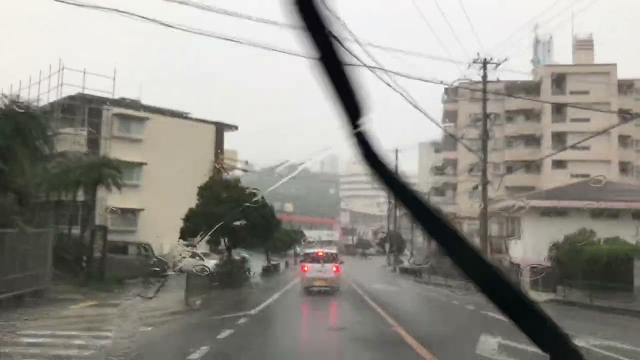 HEAVY RAIN in Okinawa today!
