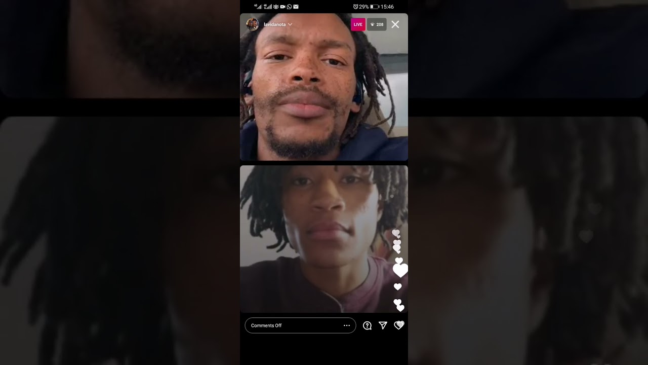 Nota calls Kwesta Satan himself on Live interview IG.