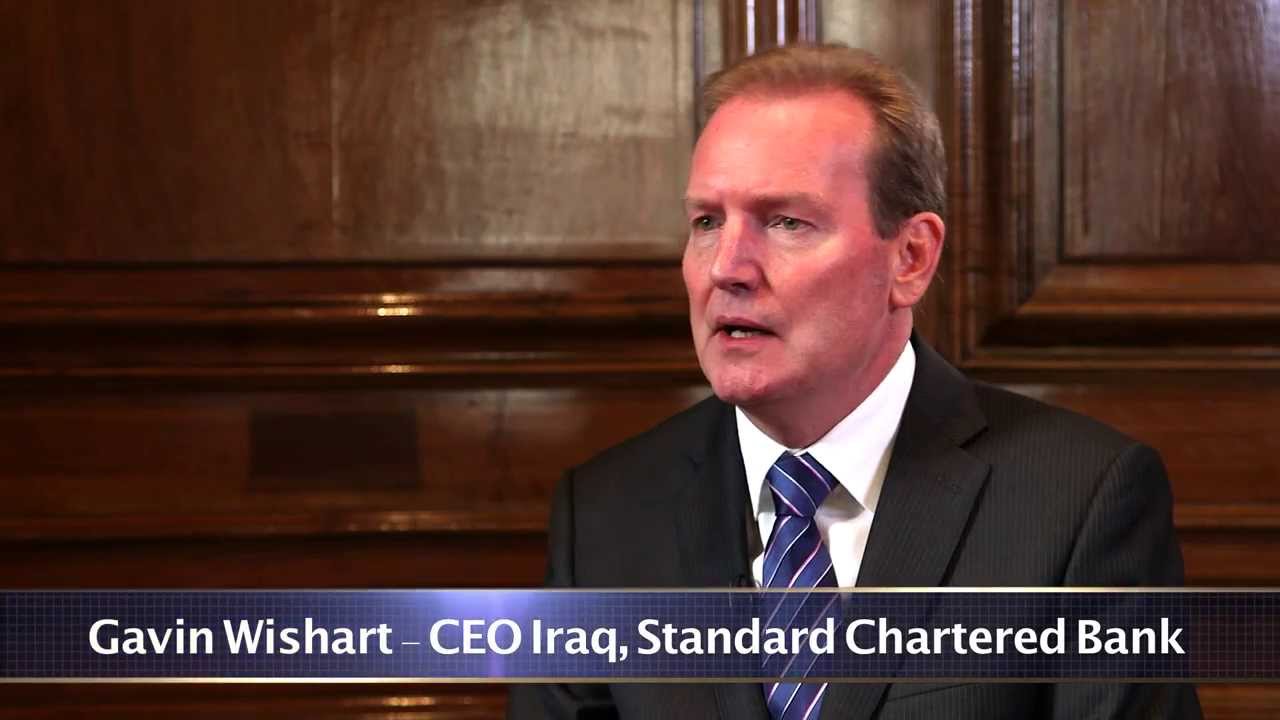 Gavin Wishart, CEO of Standard Chartered Bank Iraq, at the IBBC 6th Annual Conference