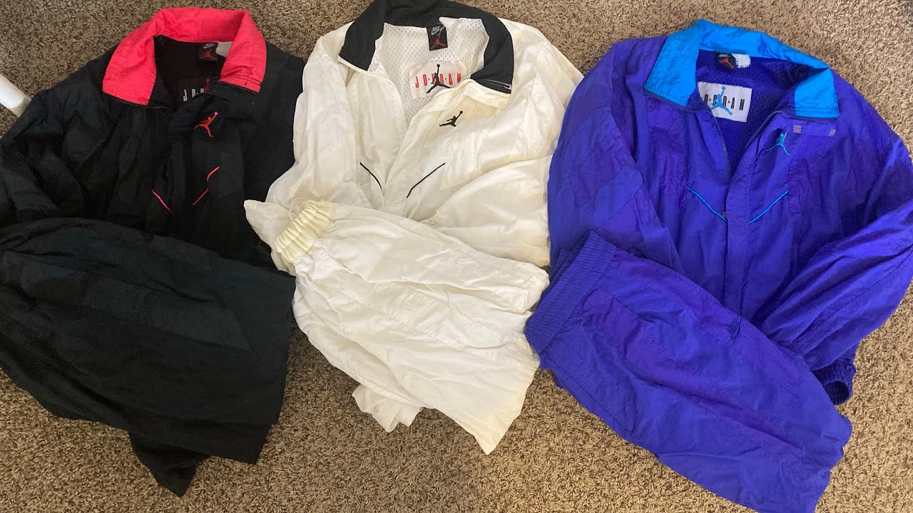 My Complete Original 1991 Nike Air Jordan 6 Warm Up Suit Collection & Apparel