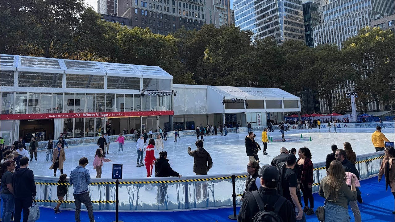 4K | New York City Walking Tour - Bryant Park 
