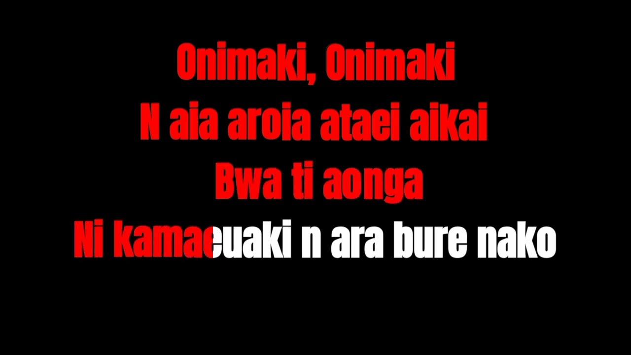 Kaotin Nei Maria cover Tieke kiribati karaoke