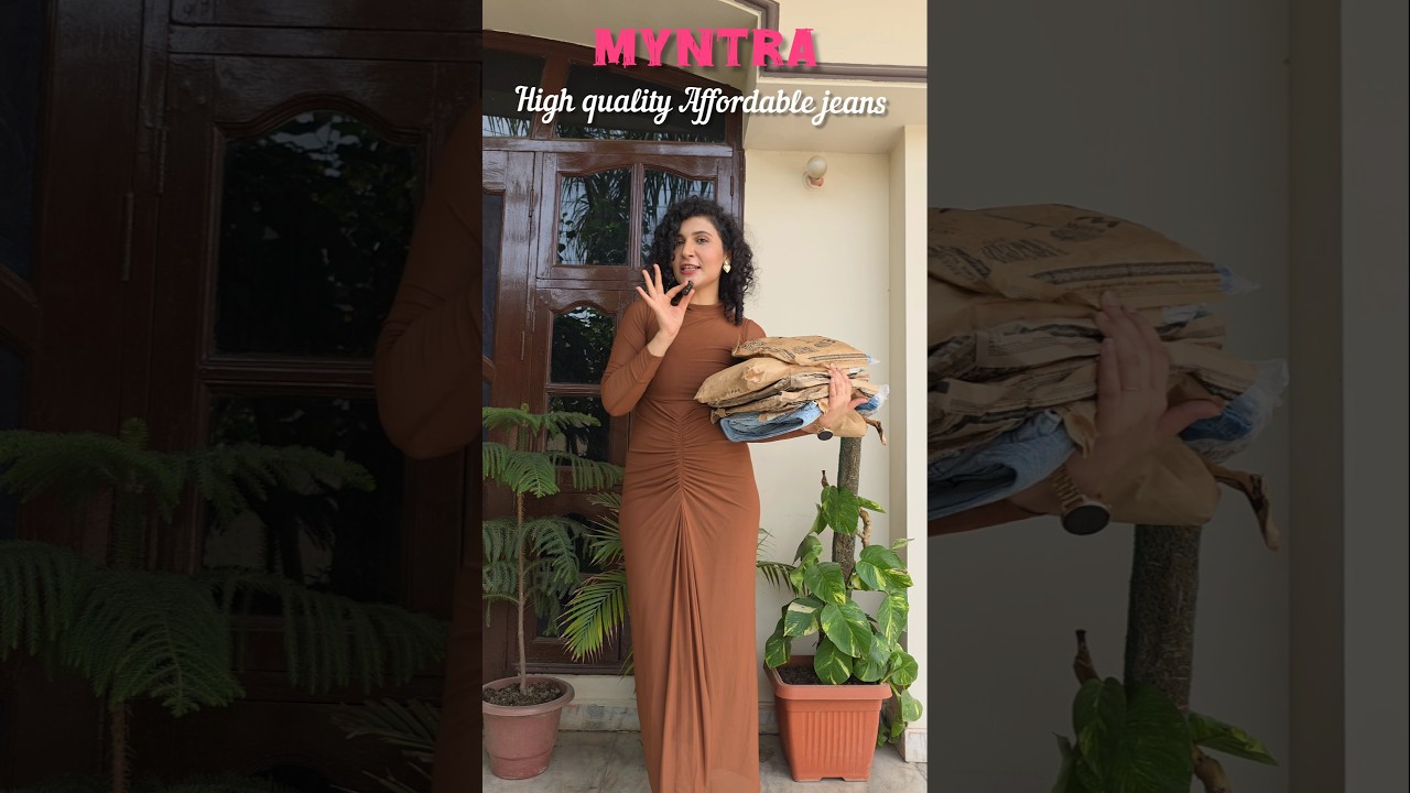 Myntra high quality premium jean haul 💕 #myntra #myntrahaul #affordable #bottom #jeans #bottomwear