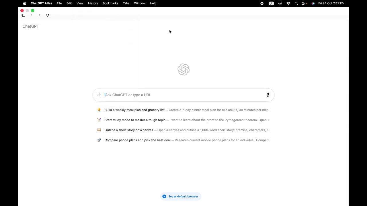 ChatGPT Atlas Как включить/выключить режим разработчика