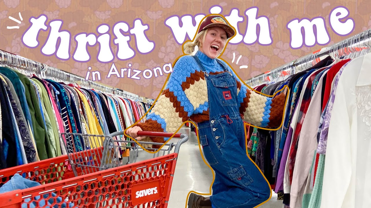 THRIFT WITH ME in Arizona | thrifting 2 stores with my family | WELL-LOVED