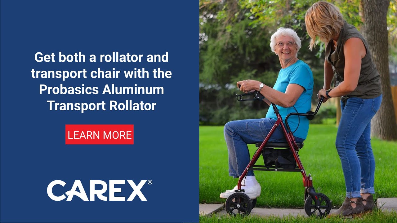 ProBasics Aluminum Transport Rollator Product Video