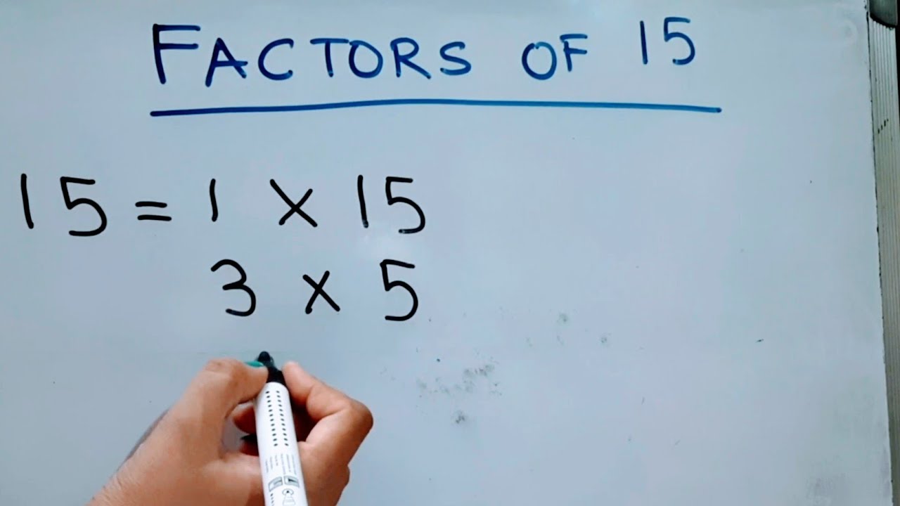 Factors of 15 | Factor Tree of 15 | Prime FACTORISATION of 15 @mathstubelearning123