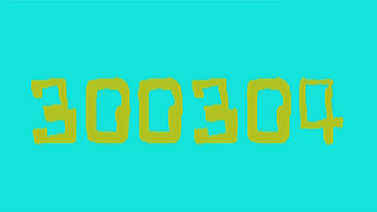 Colorful Numbers 1 to 6000000 (6 Million)