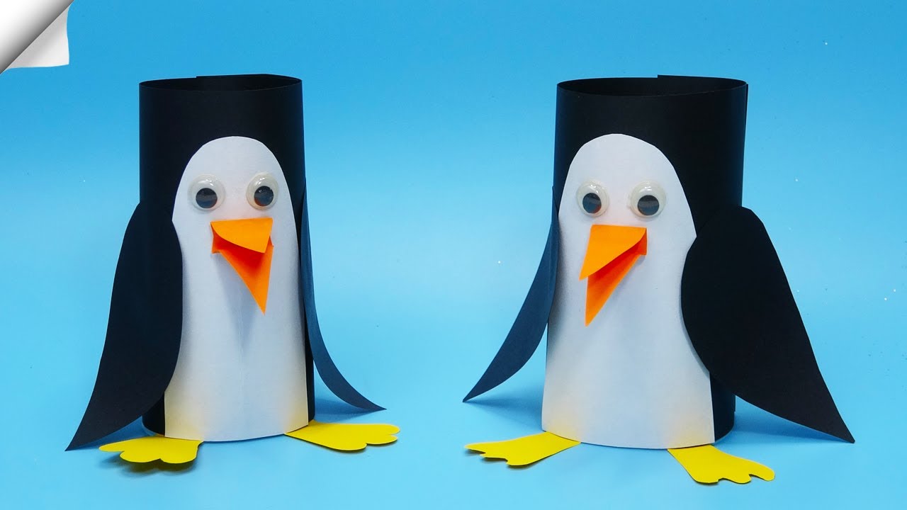 How to make paper penguin | Penguin Paper crafts