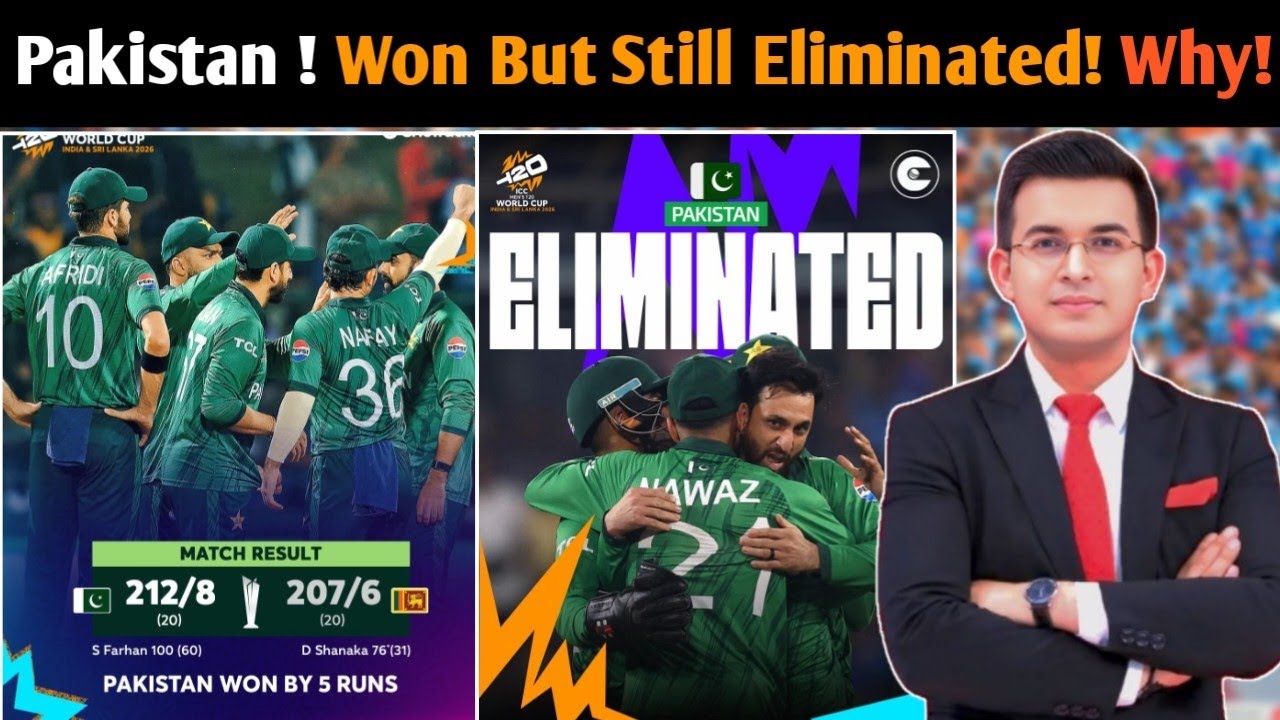 Pakistan Won But Still Eliminated! How Net Run Rate Knocked Them Out | T20 World Cup 2026