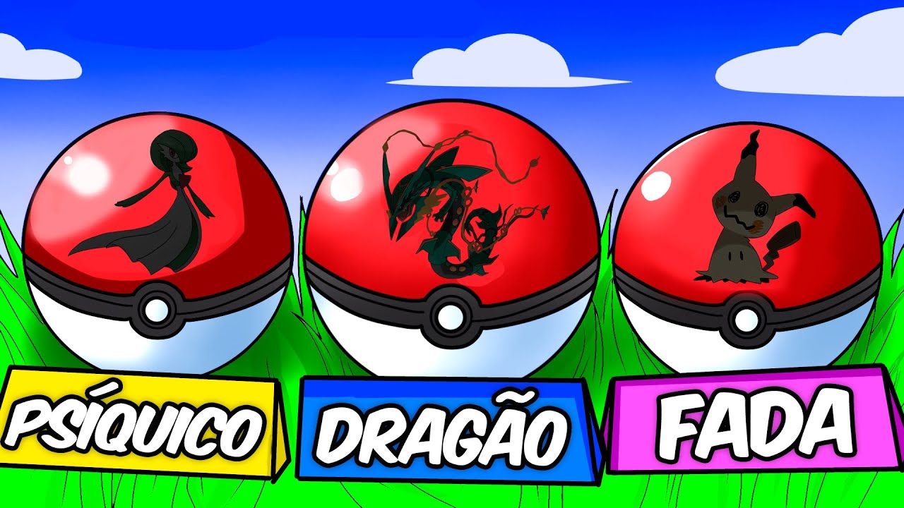 Escolha Seu Pokémon Pelo Tipo no Minecraft Pixelmon