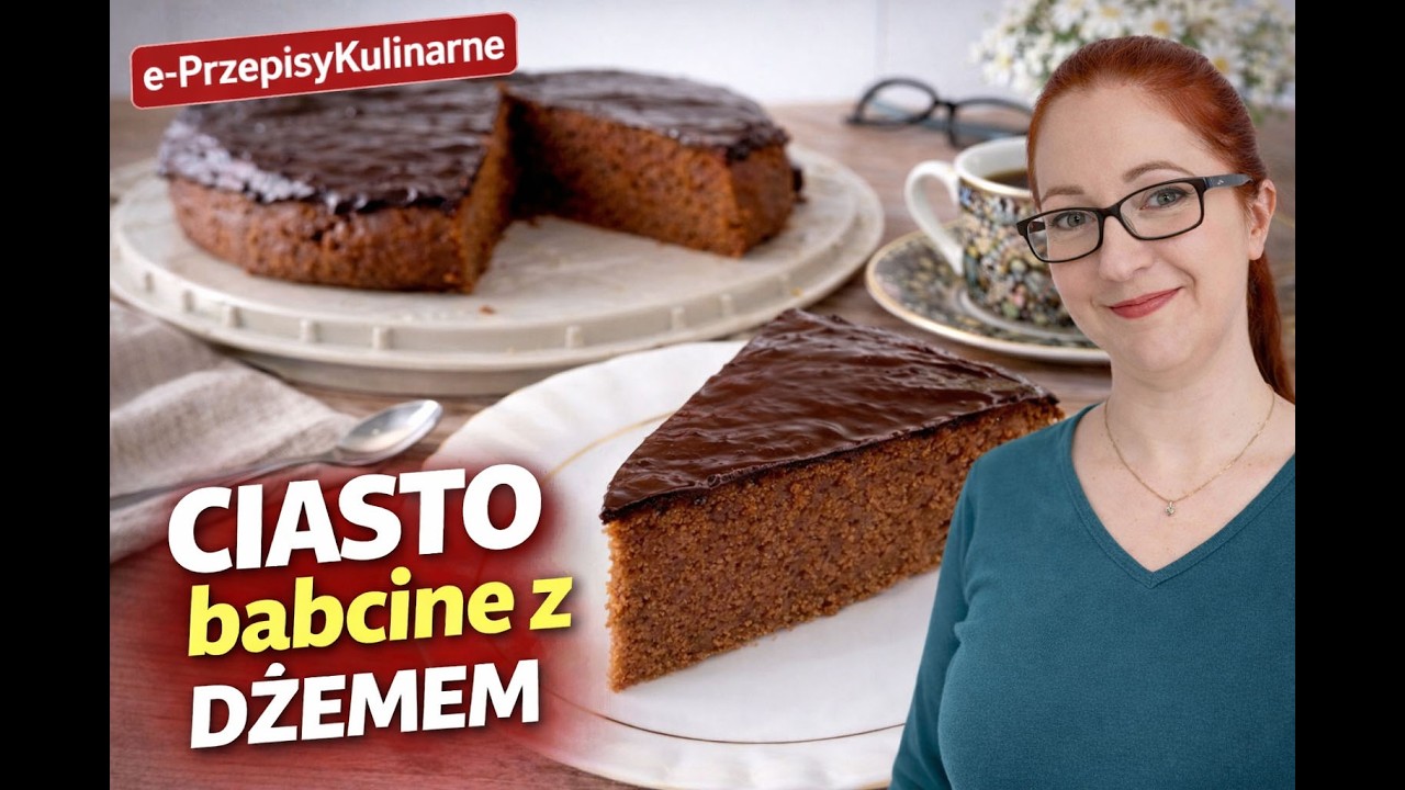Ciasto babcine z dżemem – prosty i bardzo smaczny domowy wypiek